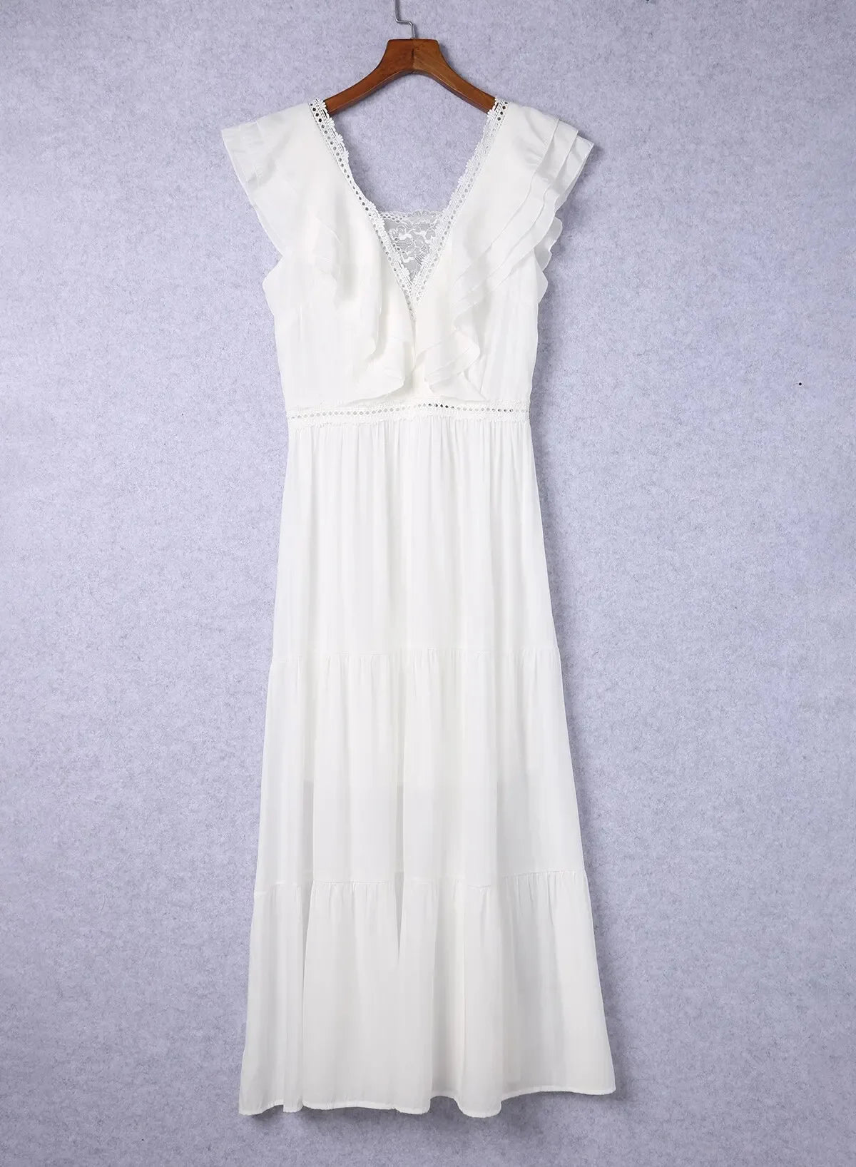 Elegant White Short Dress
