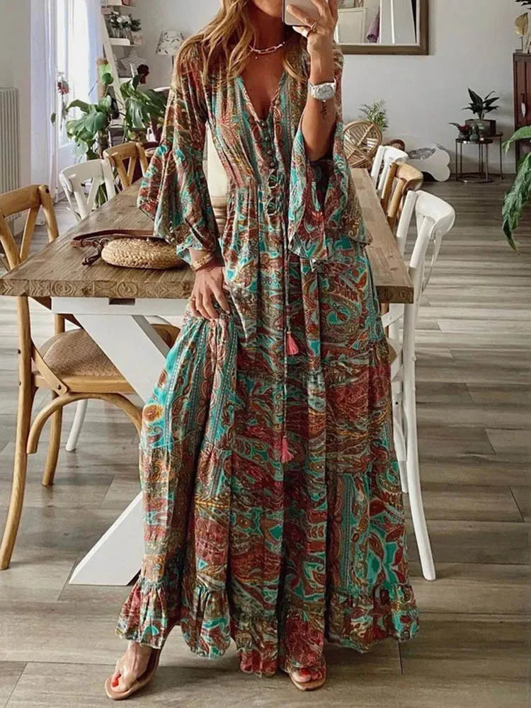 Bohemian Style Boho Maxi Dress Canada Lucia Off-Shoulder Boho Bohemian Wedding Festival Maxi Dress Bohemian Style Boho Maxi Dress Canada Lucia Off-Shoulder Boho Bohemian Wedding Festival Maxi Dress