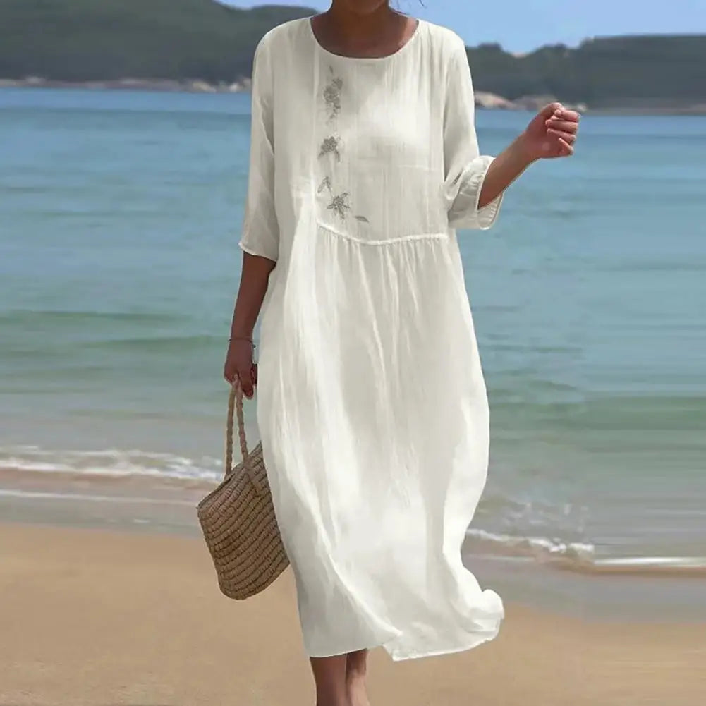 Loose Women Floral Beach Dress