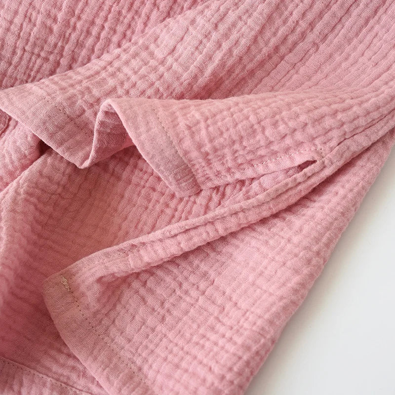 Vintage Simple Style Gauze Fabric Summer Dress