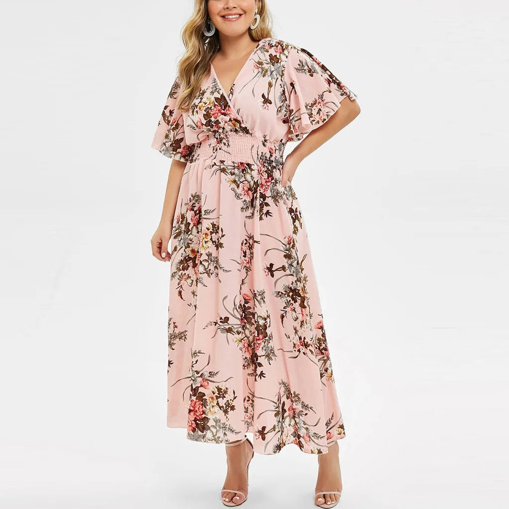 Floral Chiffon Flower Dress