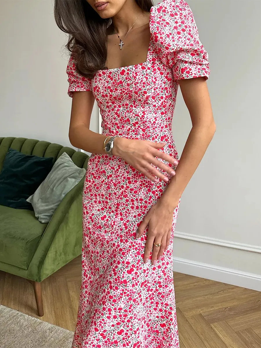 Womens Summer Midi Dress