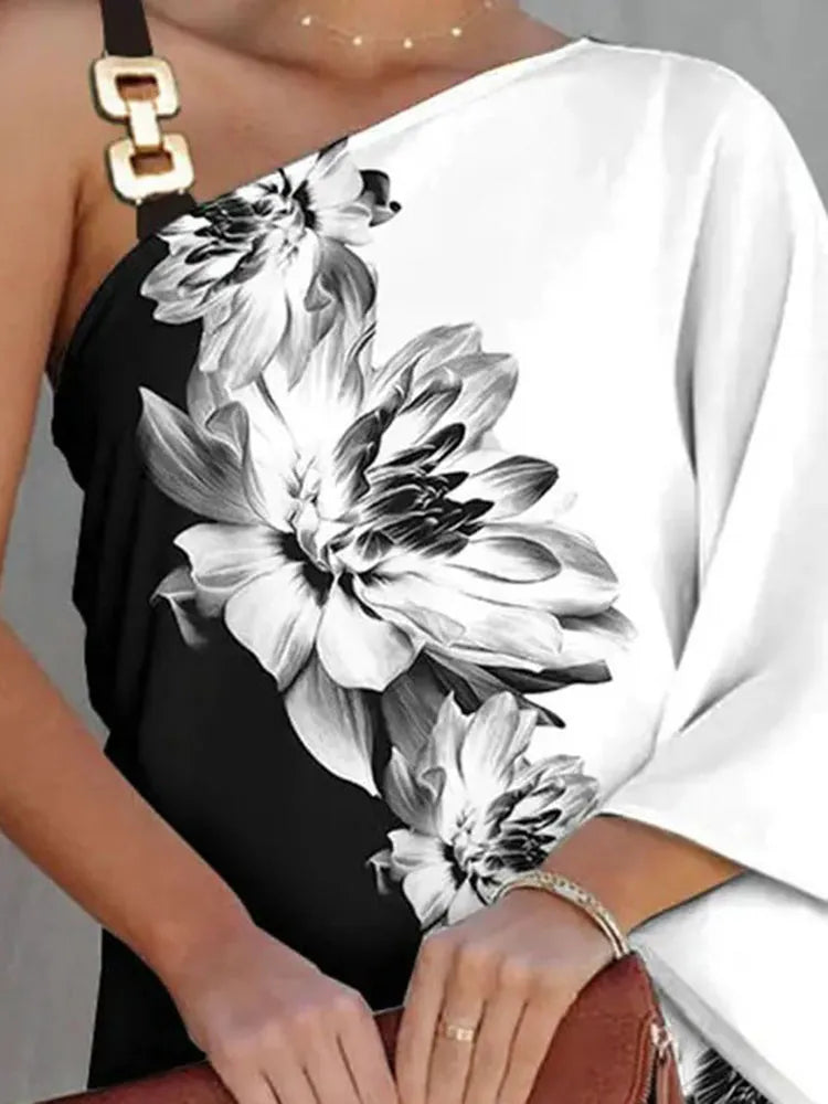 Off Shoulder Mini Boho Loose Dress