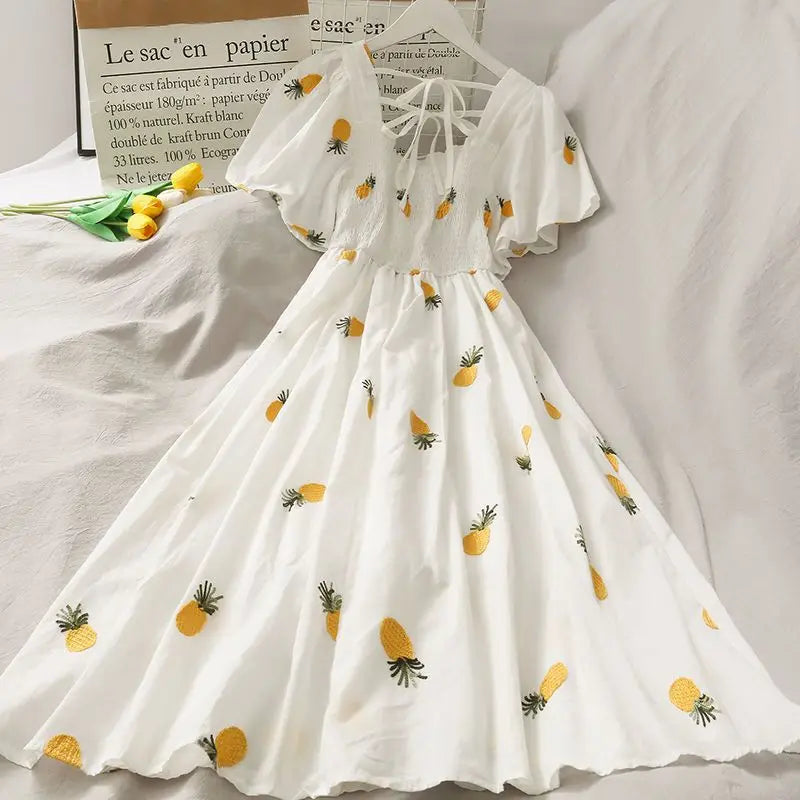 Women's Strawberry Printed Dress